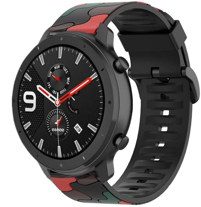 Xiaomi Amazfit GTR camouflage band (rood)