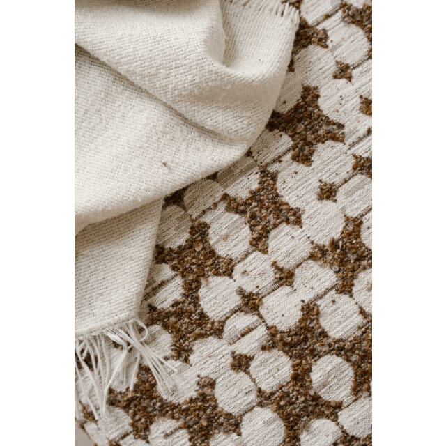 Indore Home Hilton Bankje - Bruin Beige