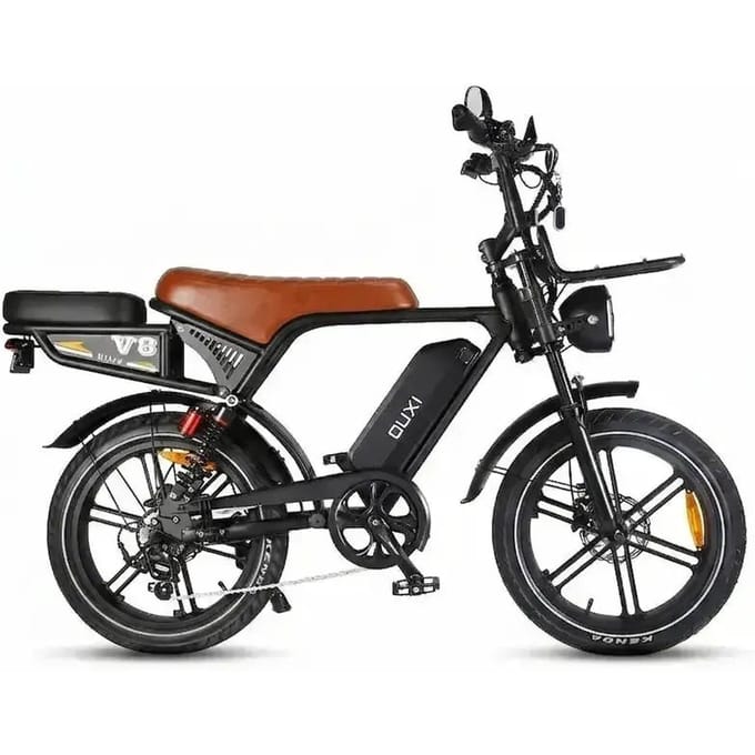 Ouxi V8 Ultra - Zwart - Bruin Zadel