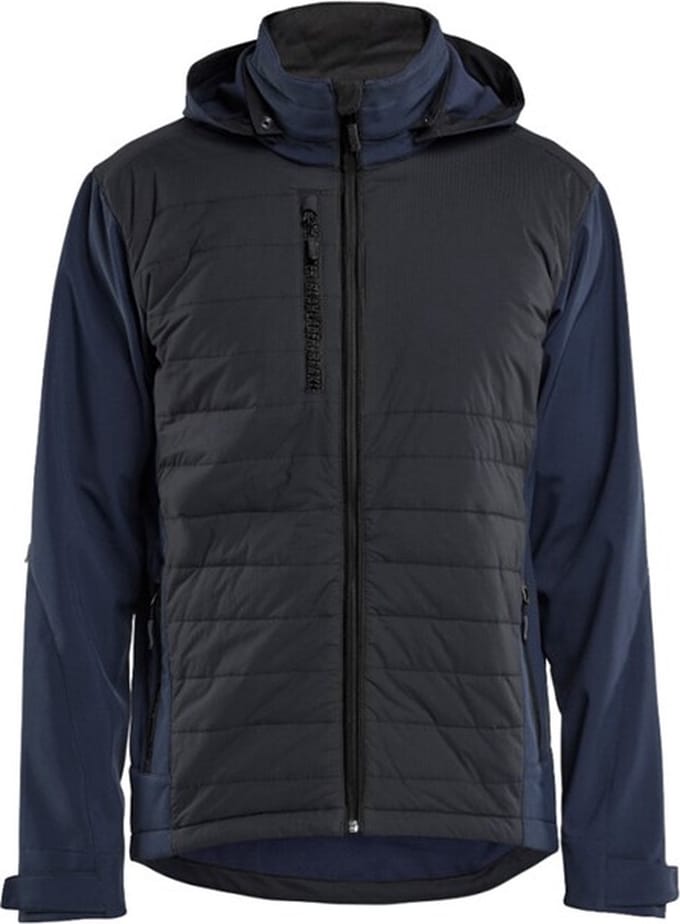 Blåkläder 4743 Hybride Jack - blauw/zwart maat M