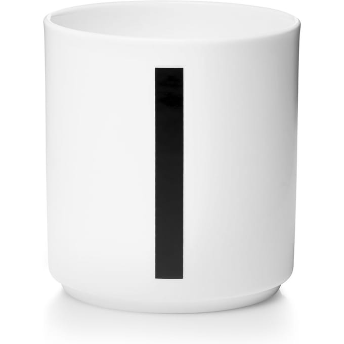 DESIGN LETTERS - Personal beker porselein  - wit - I