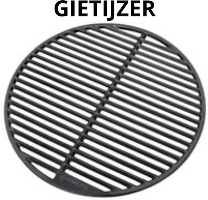 Monolith Junior/Icon Gietijzeren Grillrooster - 33x1 cm - BBQ Accessoire