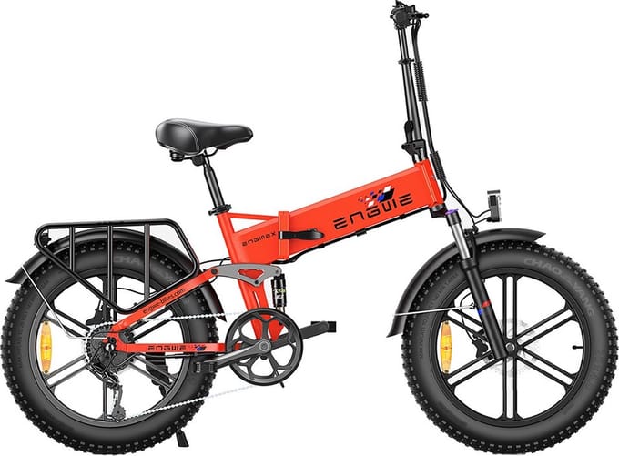 Engwe Engine X Fatbike Elektrische Vouwfiets - Rood