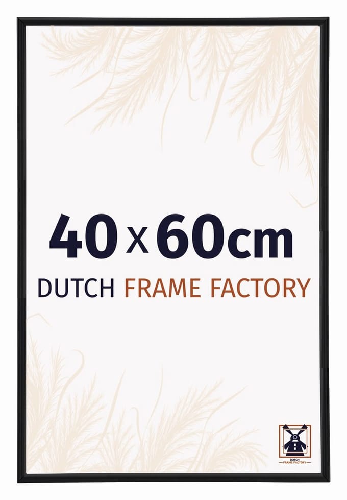 Fotolijst 40x60 cm - Kunststof - Zwart Mat - Angers