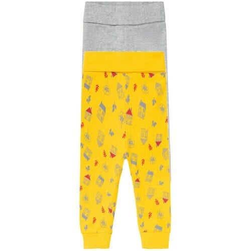 LUPILU Baby joggingbroek (Geel/grijs, 62/68)