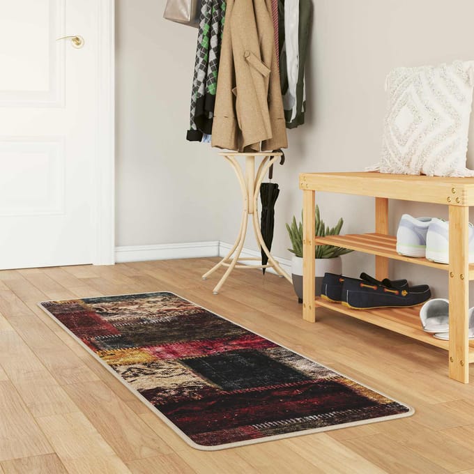 vidaXL - Tapijt - Runner - MARSA - Meerkleurig - 50 - x - 100 - cm - Polyester - en - PVC