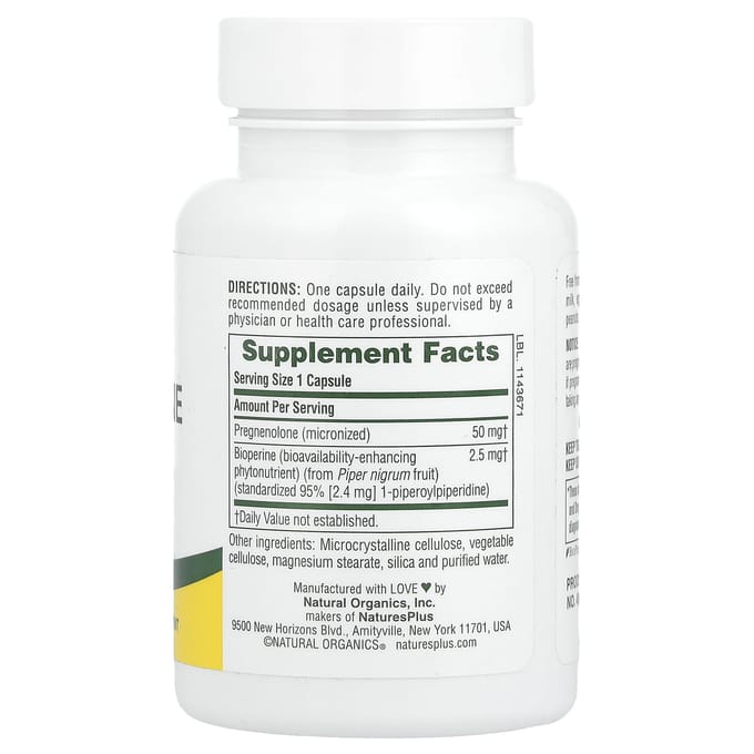 Ultra Pregnenolon, 60 Veggie Capsules