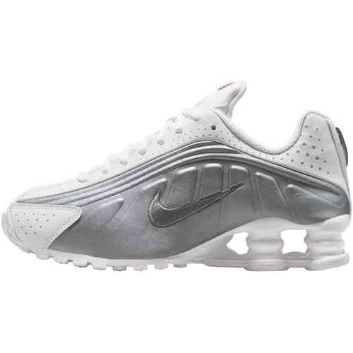 Nike Shox R4 GS (White Bright Crimson) - Maat 38