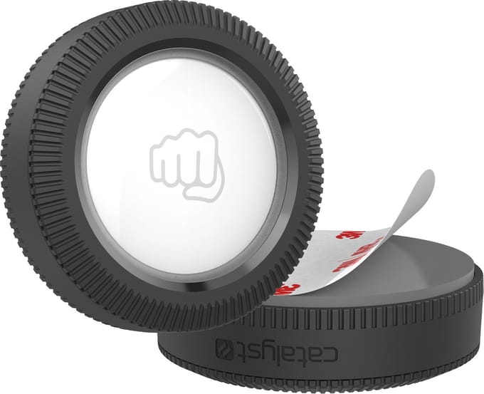 Catalyst Total Protection Case - Apple Geschikt voor AirTag Stick-It - Stealth Black