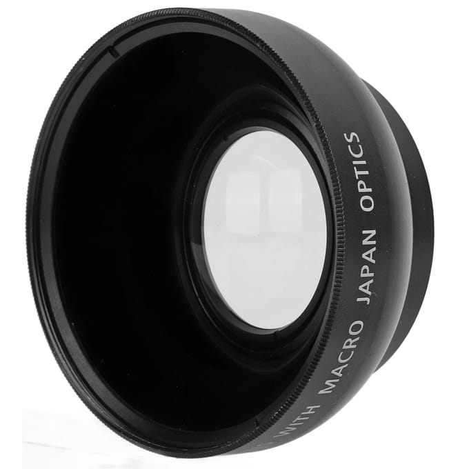 43mm 0.45X Groothoeklens Legering en Optisch Glas voor 43MM Filterdiameter Cameraobjectieven gray
