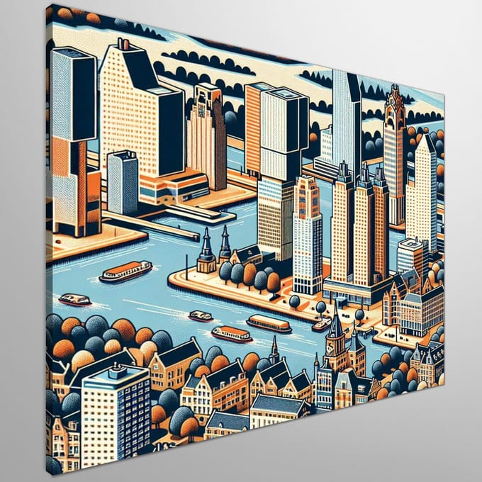 Kunstprint | Wanddecoratie | Canvas | 60 × 60 cm