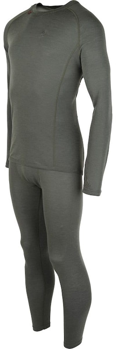 Westin Fishing Wool Pro Baselayer Set Donker groen Large