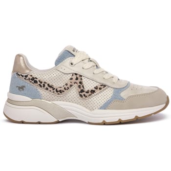 Mustang Sneakers - Dames - Beige - Maat:36