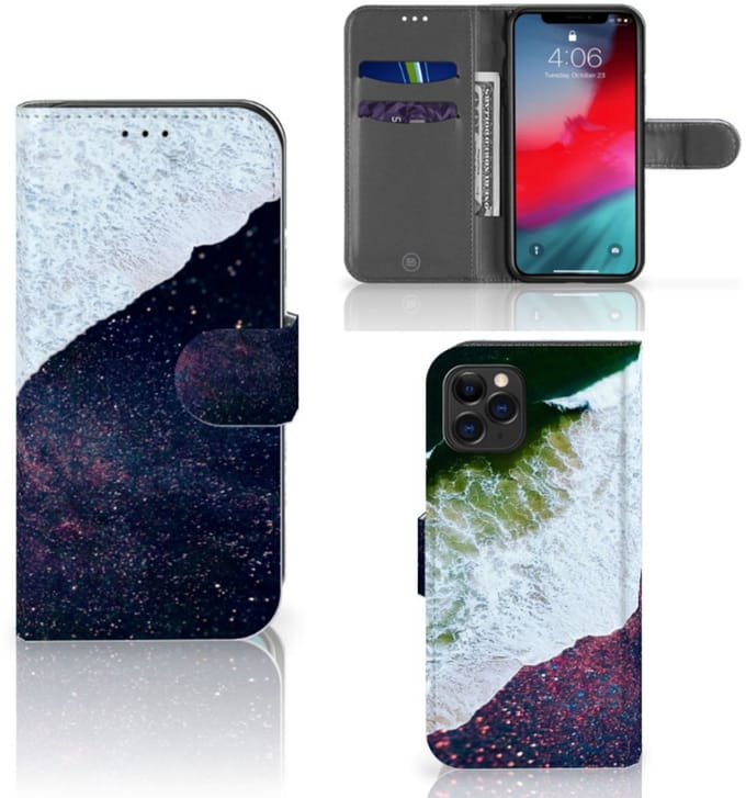 Apple iPhone 11 Pro Book Case Sea in Space