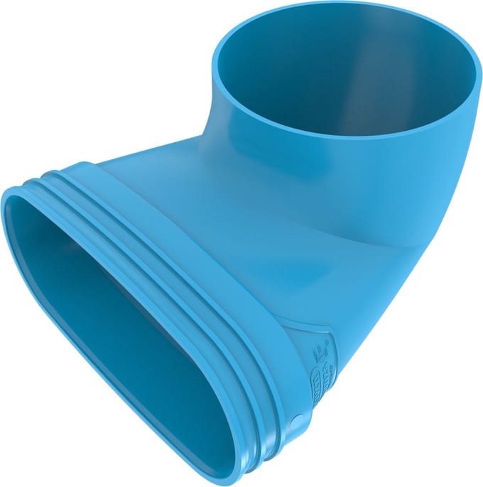 Wavin Ventiza PVC EIND 195X125 H50 M/M