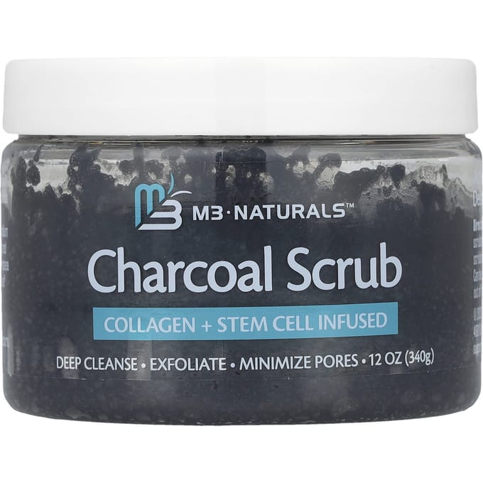 M3 Naturals, Gommage au Charbon, 12 oz (340 g) black