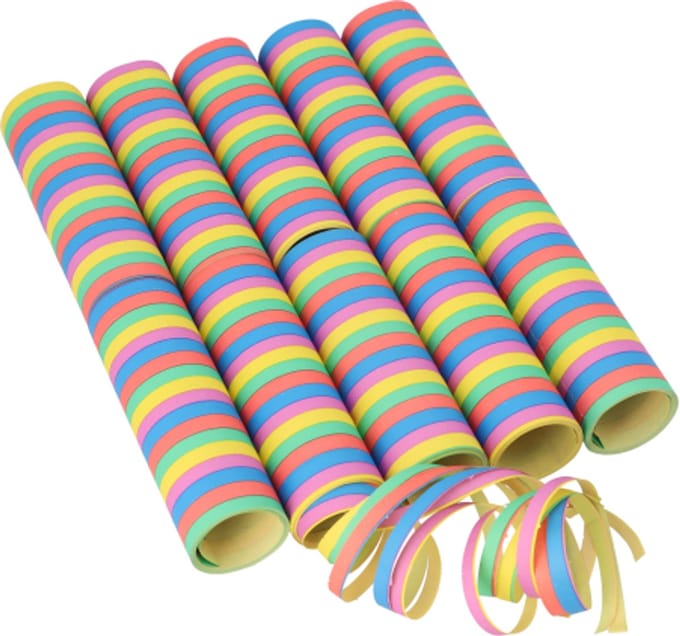 10x 10 Serpentines 4 m Stripes brandvertagend