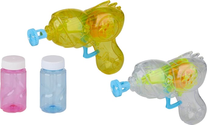 Bubble gun 11cm 2ass B/O