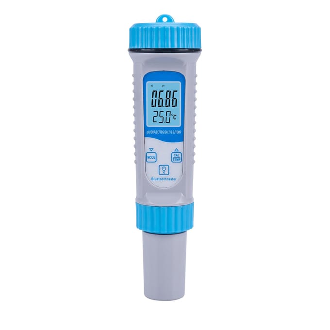 Waterkwaliteitstester PH-tester Water Digitaal 7 in 1 PHORPECTDSSALTS.GTEMP Digitaal water