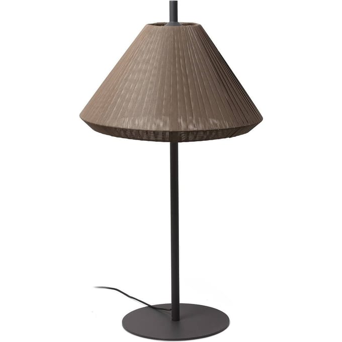FARO BARCELONA Terraslamp Saigon IP65, hoogte 120 cm, bruin