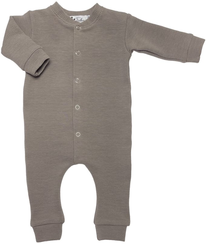 Boxpakje - Rib - Taupe - maat 44