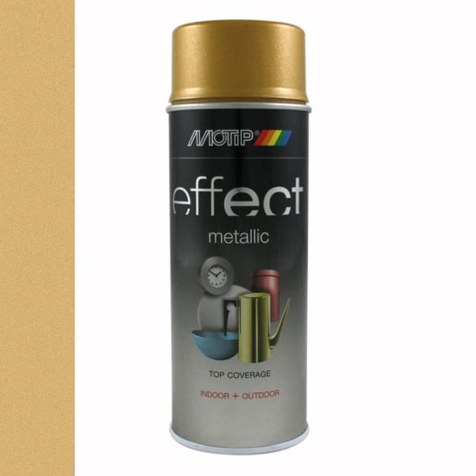 Motip effect metallic lak goud - 400 ml.