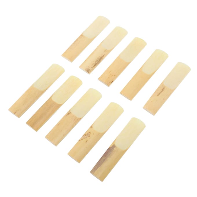 10 Stuks Tenorsaxofoon Riet Set Bb Toon Sax Vervangingsonderdelen Accessoires Niet Vervormbaar met Plastic beige