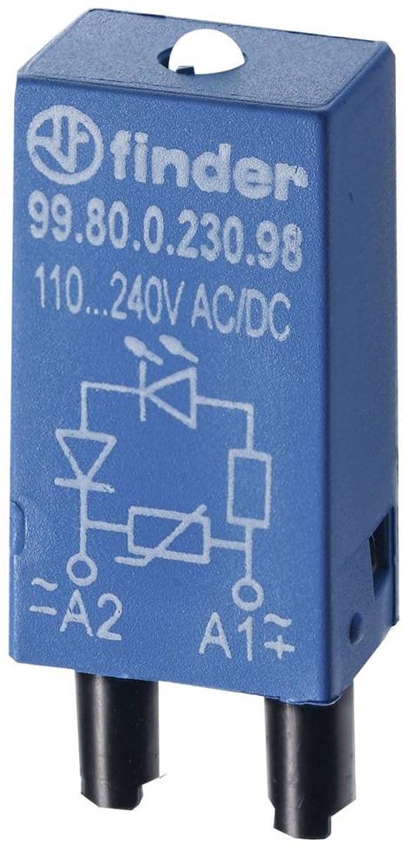 Finder Steekmodule Met RC-element 99.80.0.024.09 1 stuk(s)
