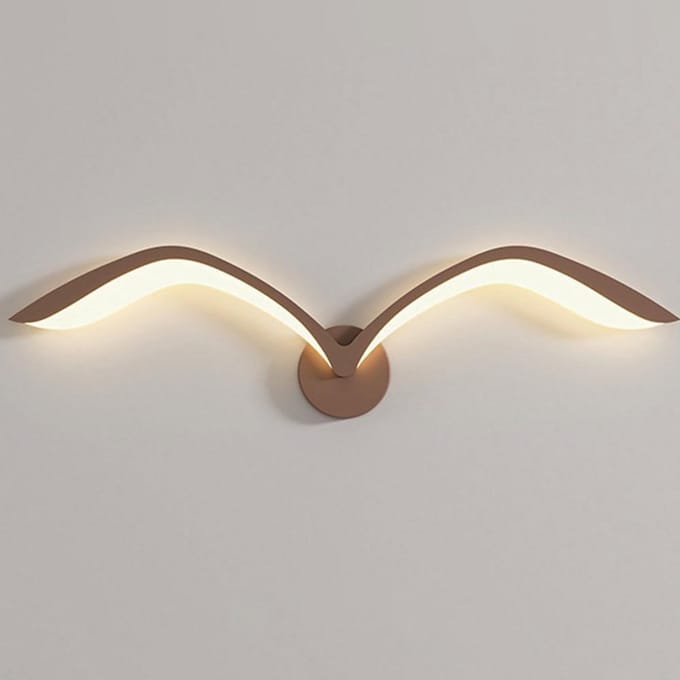 Vogel Wandlamp 9W Creatief Zeemeeuw Muurverlichting Metaal Acryl Warm Wit