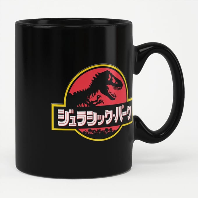Jurassic Park Kopje/koffiemok met Japans logo