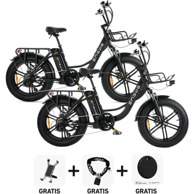 DUO Deal! | ENGWE L20 boost - Zwart