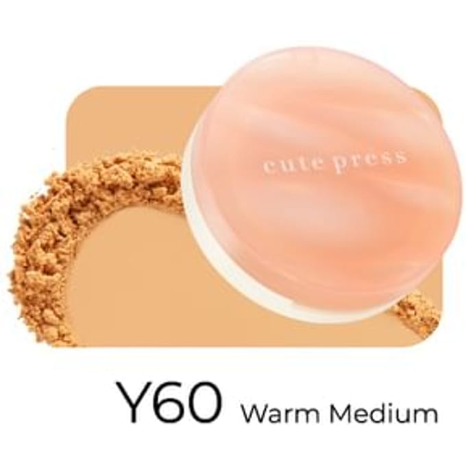 Cute Press - My Match Foundation Powder SPF 35 PA +++ Y60 Warm Medium