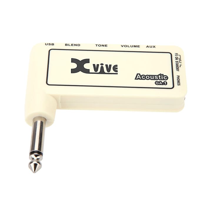 Mini amplificateur de casque pour guitare électrique rechargeable de haute qualité white