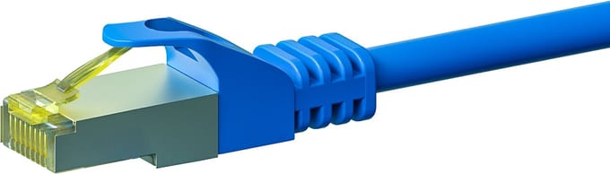 Danicom Cat7 S/FTP (PIMF) patchkabel - 5 meter blauw - netwerkkabel - internetkabel - UTP kabel - RJ45 - 10000 mbit/s