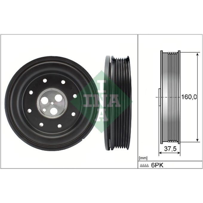 Schaeffler Ina Riemschijf, krukas INA 544 0134 10