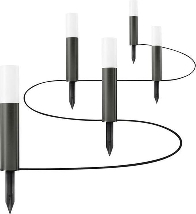 Ledvance 5x LED grondspies antraciet 5.5W Endura Garden Pole