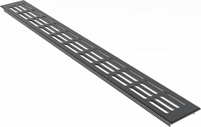 Aluminium Ventilatierooster 60mm Breed Antraciet RAL7016 - Diverse Lengtes