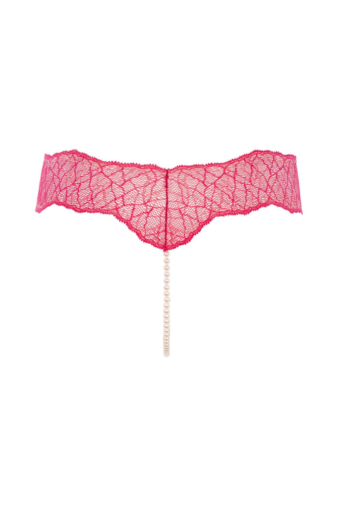 Bracli | Sydney Parel String Rood | Erotische Lingerie Maat Plus