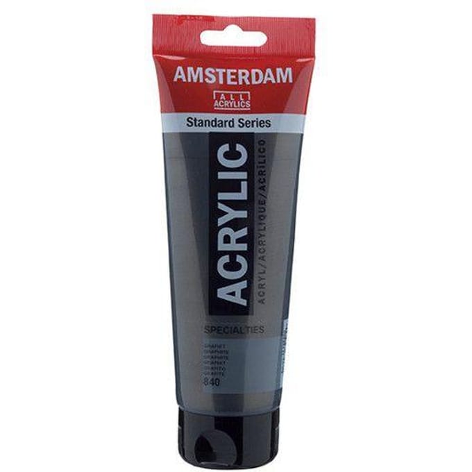 Acrylverf - 840 Grafiet - Amsterdam - 250 ml