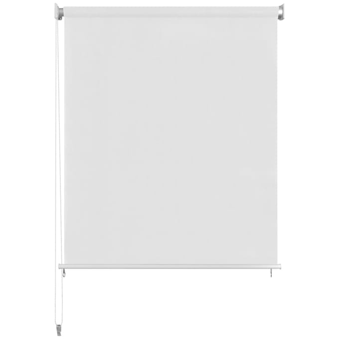 vidaXL - Rolgordijn - voor - buiten - 185(B)x230(H) - cm - wit