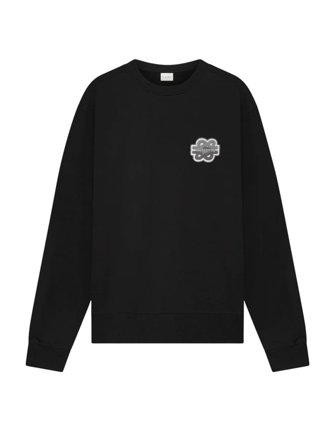 Filling Pieces 422530500167 Sweaters Zwart Sweatshirt Gowtu Tonal