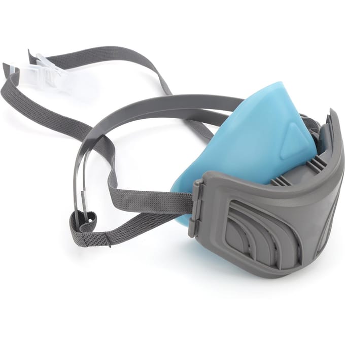 Half Gezichtsbescherming Stofdicht met Herbruikbaar Filter ST‑1000 Serie Comfortabel Elastisch voor Werkbescherming gray