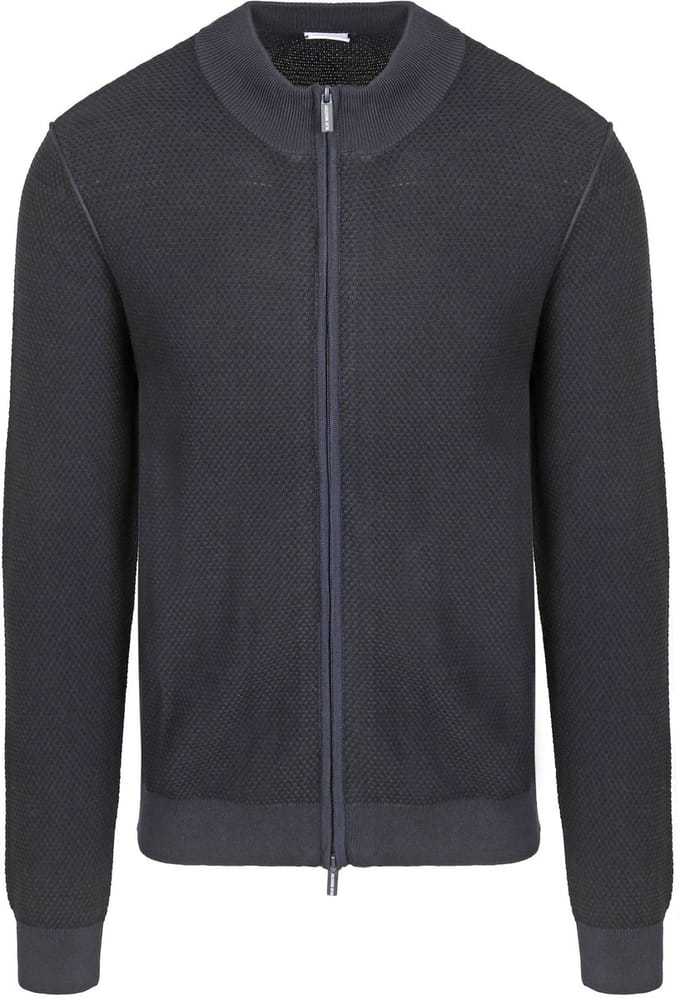 Blue Industry Vest Structuur Donkerblauw (navy) - Maat S - Heren