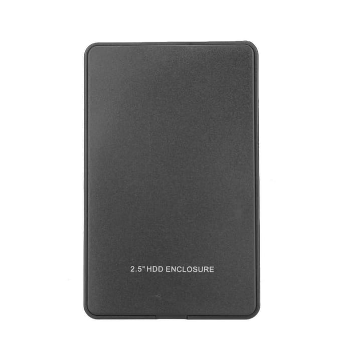 USB2.0 Draagbare Mobiele HDD Externe Harde Schijf Behuizing 2.5 (Geen harde schijf inbegrepen) zwart