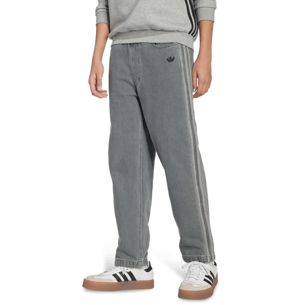 Adidas Firebird Broeken Kinder - Grijs - Maat 123 - 129 CM
