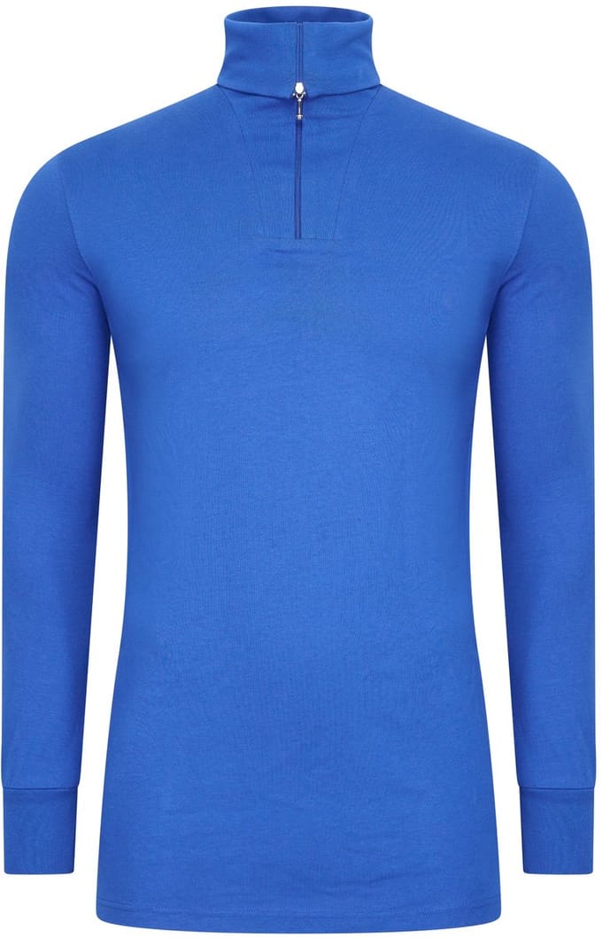 Cappuccino Italia - Heren Trui Ski Pully - Blauw - Maat XXL
