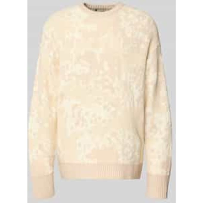 Oversized gebreide pullover met wol