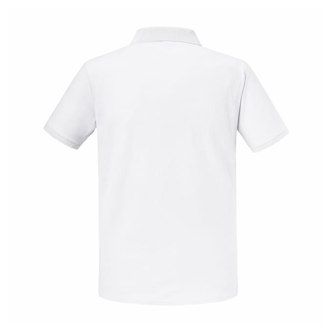 Russell Heren Authentic Eco Piqué Poloshirt (Wit)
