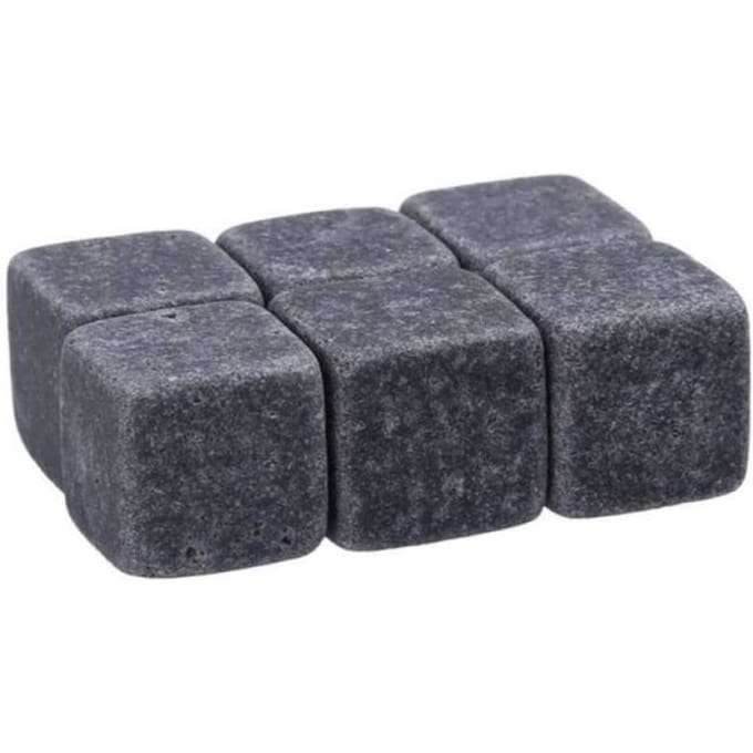 GL11263-Pierres à Whisky réutilisables. 6 pièces. Ensemble de Cubes de glace. Refroidissement du vin. Pour fête de mariage. Refroi