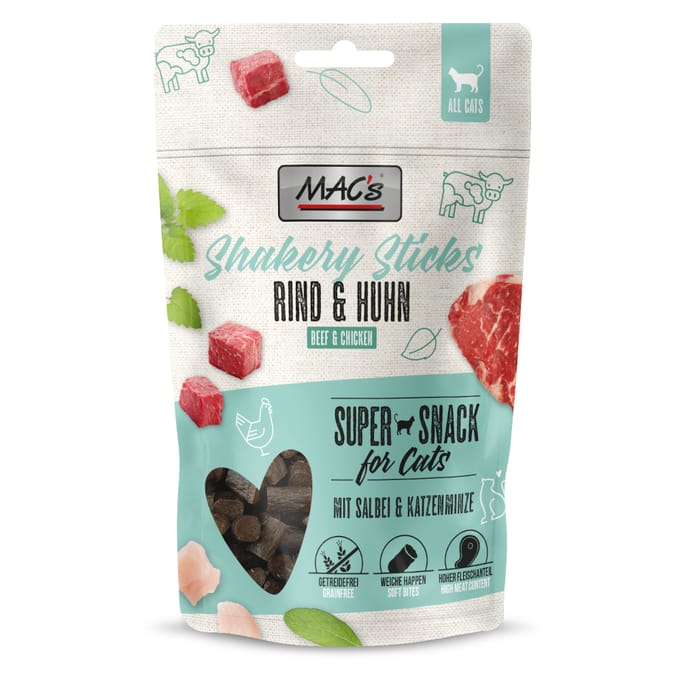 50g MAC's CAT Shakery Sticks Rund Kattensnacks